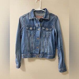 Mudd jean jacket girls size 16 retro button classic denim spring summer